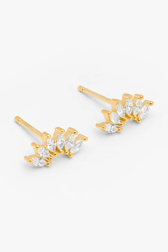 Серебряные серьги с позолотой ANIA KRUK GLAMOUR SMVKC1962Z золотой ZS25