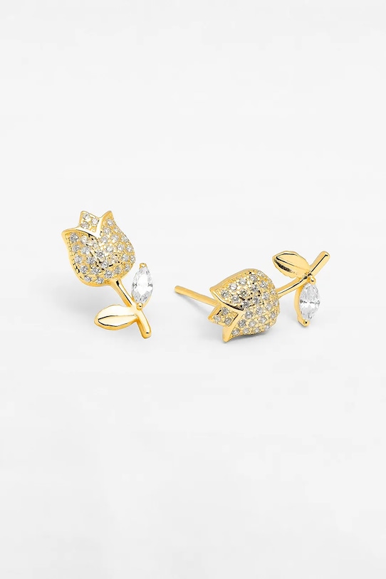 ANIA KRUK orecchini in argento placcato in oro HIPPIE SMVKC2212Z oro ZS25