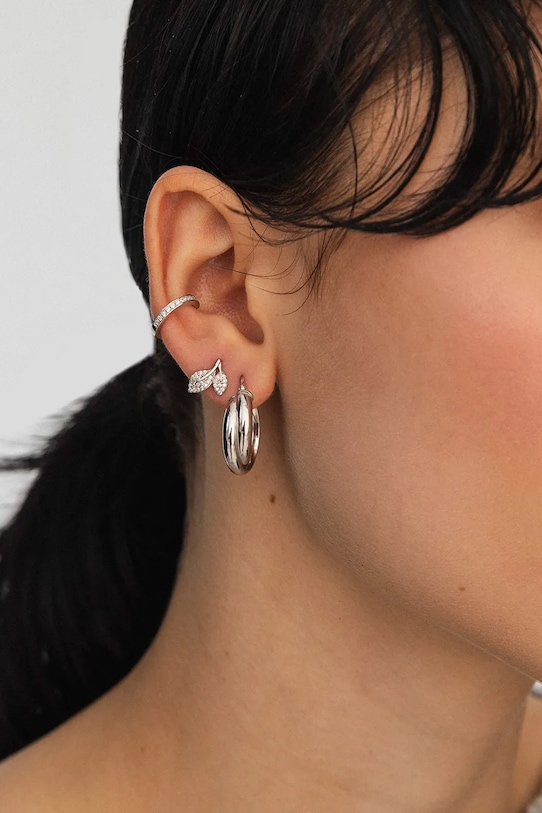 Strieborné náušnice ANIA KRUK HIPPIE strieborná SMVKC2232