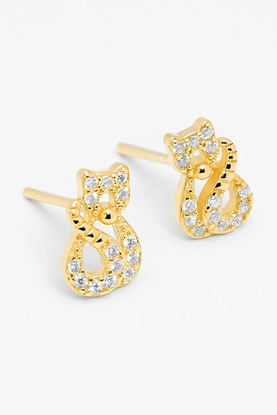 Pozlacené stříbrné náušnice ANIA KRUK MINI SMVKC2302Z zlatá ZS25