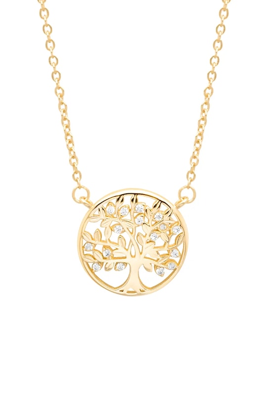 ANIA KRUK naszyjnik ze srebra pokrytego złotem HIPPIE srebro złoty SMVNS0270Z