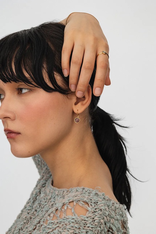 ANIA KRUK inel de argint placat cu aur DUO SOPPN0630Z