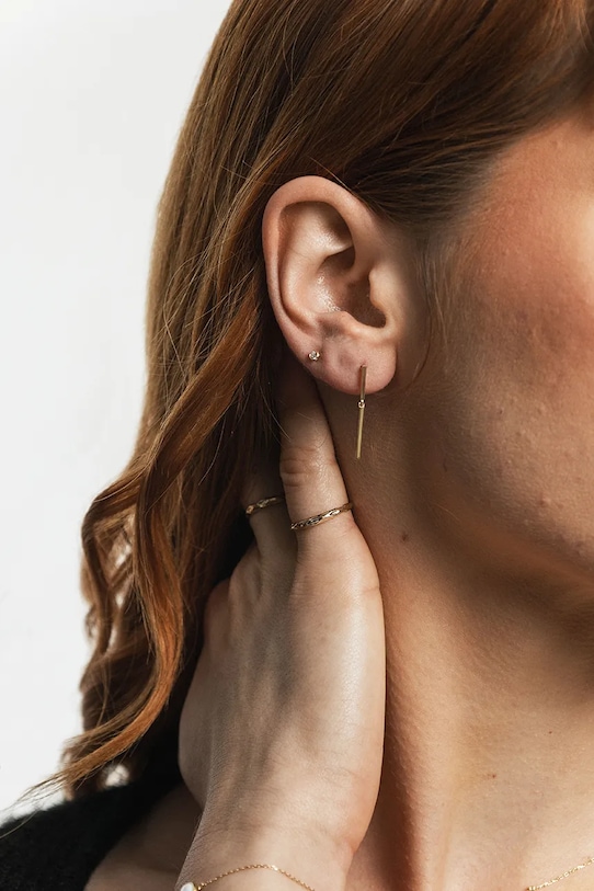 Аксесоари Златни обици ANIA KRUK ROYAL ZEMKZ2290 злато