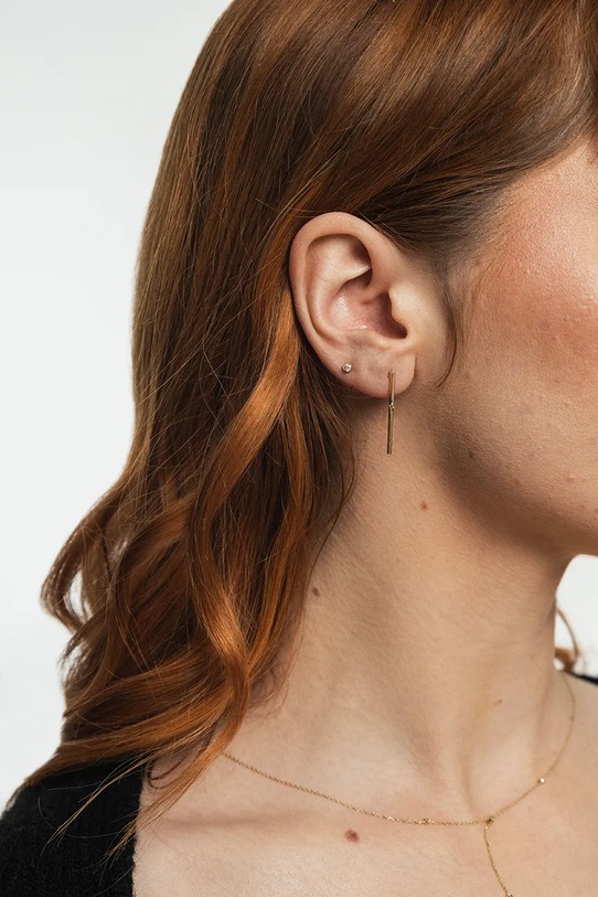 Златни обици ANIA KRUK ROYAL злато ZEMKZ2290