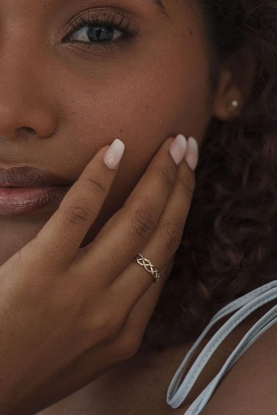 Doplnky Zlatý prsteň ANIA KRUK GLOW ZEMPZ1820 zlatá