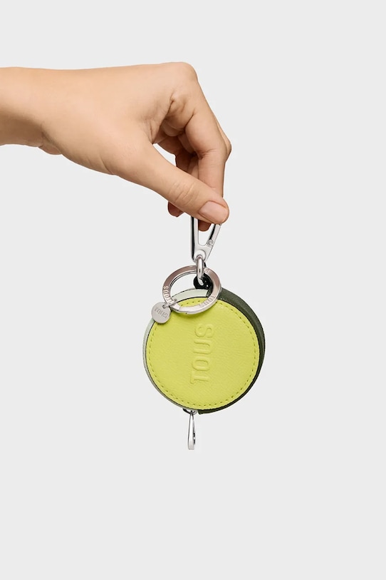 Accesorii Tous breloc de piele LLAVEROS 2002206639 verde