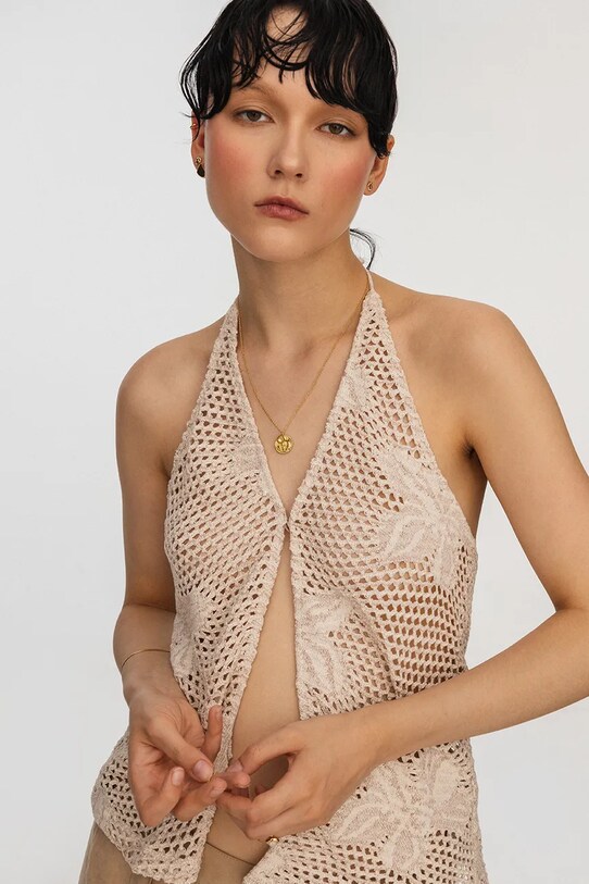 ANIA KRUK naszyjnik pozłacany BELIEVE złoty MMRNM1430Z