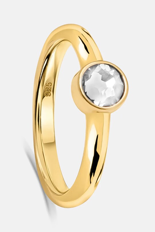 Strieborný pozlátený prsteň ANIA KRUK PIERŚCIONEK SGCPS3112Z zlatá ZS25