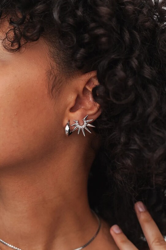 Аксессуары Серебряные серьги ANIA KRUK SKY SJDKC0122 серебрянный