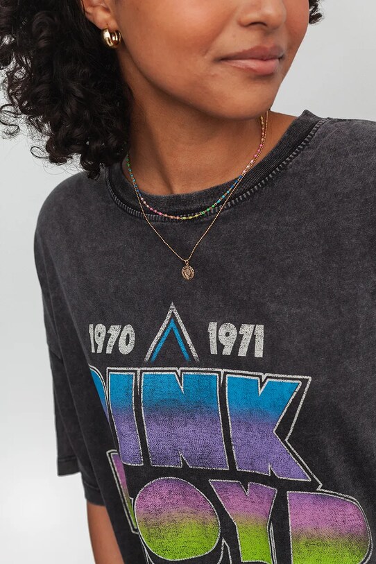 Akcesoria ANIA KRUK naszyjnik ze srebra pokrytego złotem VINTAGE SLTNS2990Z złoty