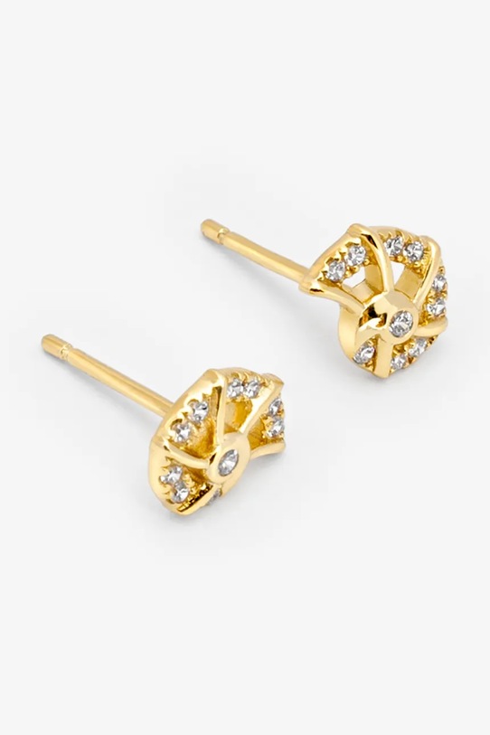 Strieborné pozlátené náušnice ANIA KRUK BELIEVE SMRKC1452Z zlatá ZS25