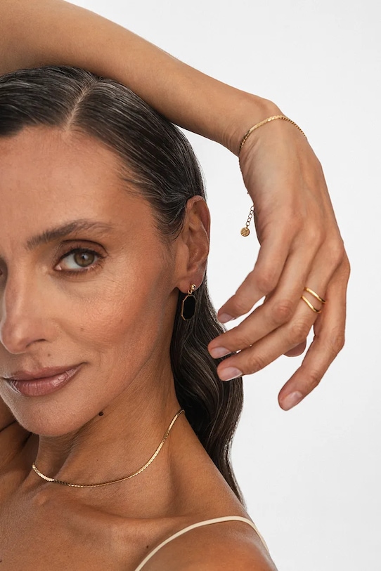 Pozlacený stříbrný náramek ANIA KRUK VINTAGE SMVAS2680Z zlatá