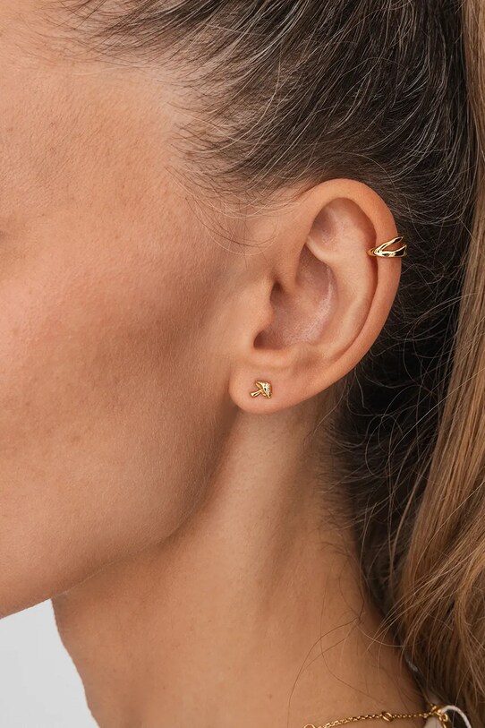 Accesorii ANIA KRUK cercel placat cu aur MMRKM1610Z aur