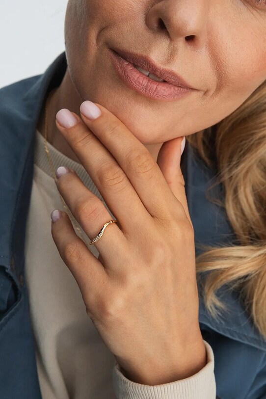 Аксесуари Позолочений перстень ANIA KRUK MMRPC1712Z золотий