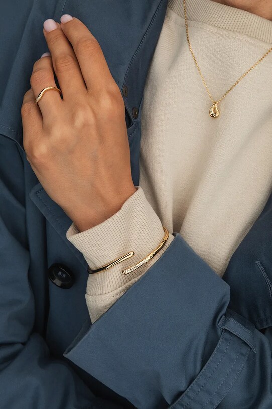 Позолочений перстень ANIA KRUK золотий MMRPC1712Z