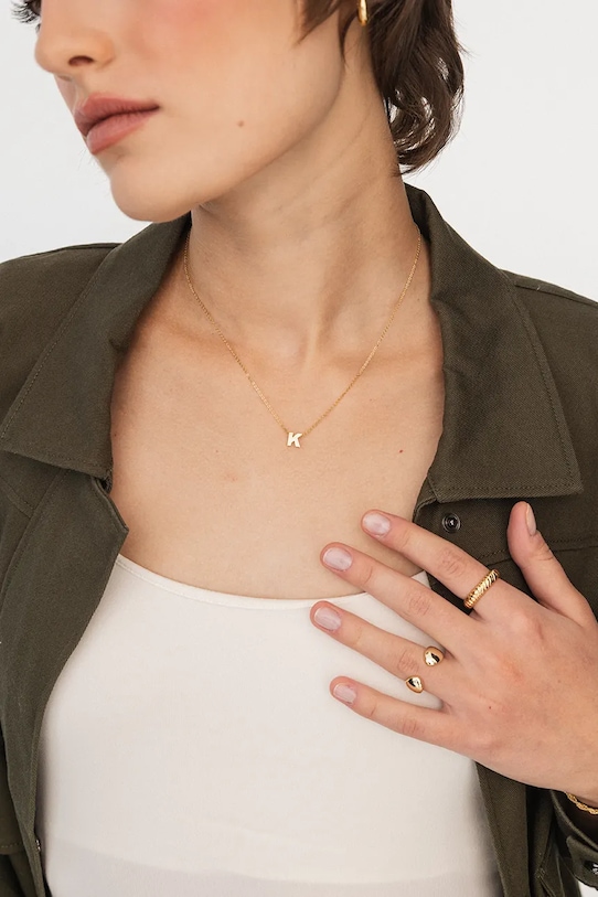 Accesorii ANIA KRUK inel placat cu aur MMRPM1540Z aur