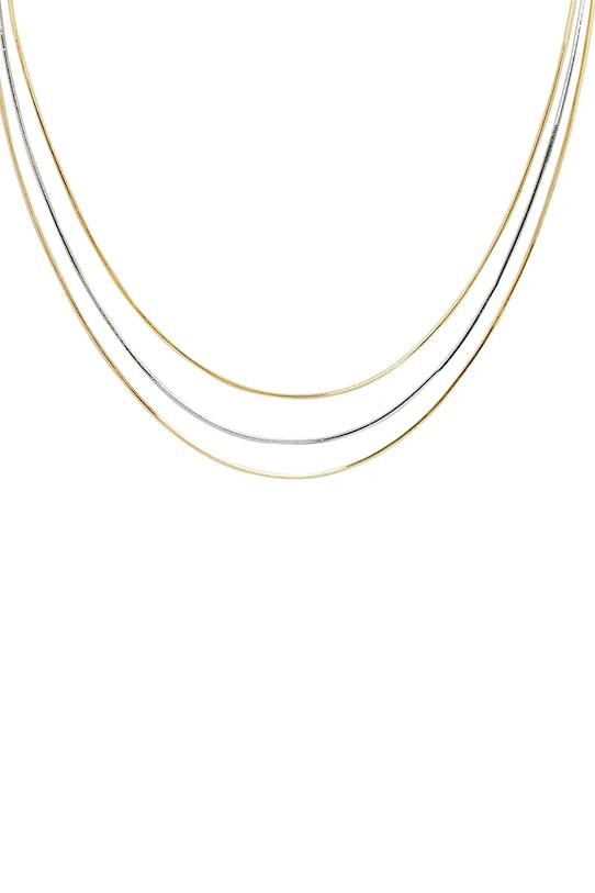 ANIA KRUK colier din argint placat cu aur placat cu aur aur SLTNS3190Z