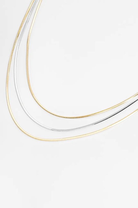 ANIA KRUK colier din argint placat cu aur SLTNS3190Z aur ZS25