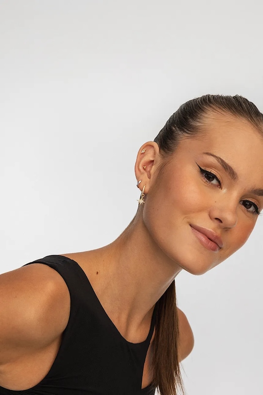 Accesorii ANIA KRUK cercel din argint placat cu aur SRUKC2369Z aur