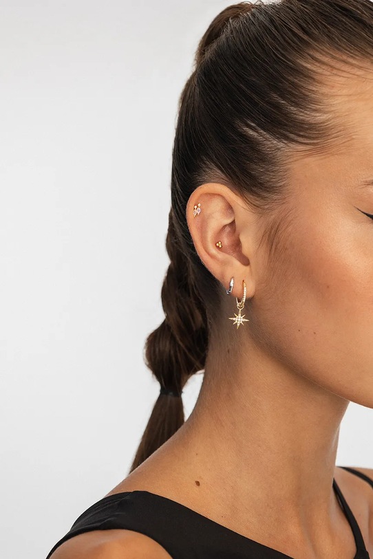 ANIA KRUK cercel din argint placat cu aur aur SRUKC2369Z