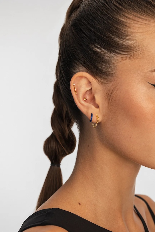 Аксесуари Позолочена срібна сережка ANIA KRUK SRUKC2512Z золотий