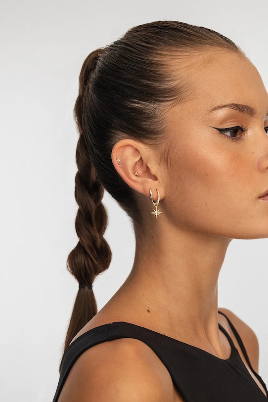 Аксессуары Серебряная серьга для пирсинга ANIA KRUK SRUKC2522 серебрянный