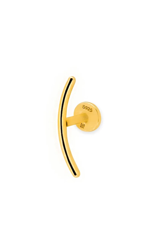 Pozlačeni srebrni uhan ANIA KRUK pozlačeno zlata SRUKS2570Z