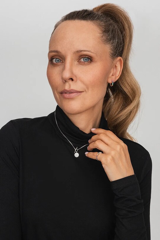 Срібні сережки ANIA KRUK срібний SYZKC1459