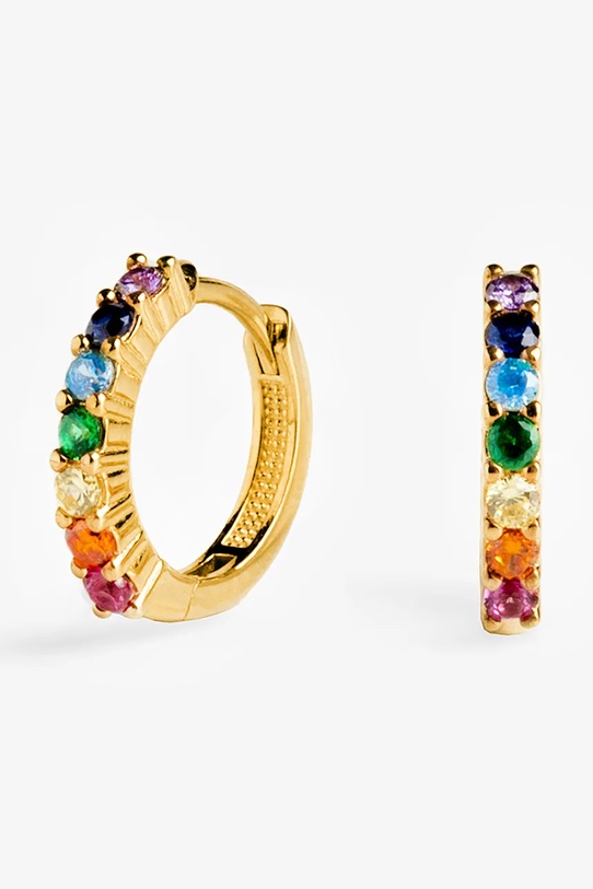 Срібні сережки з позолотою ANIA KRUK SYZKC1459Z золотий ZS25