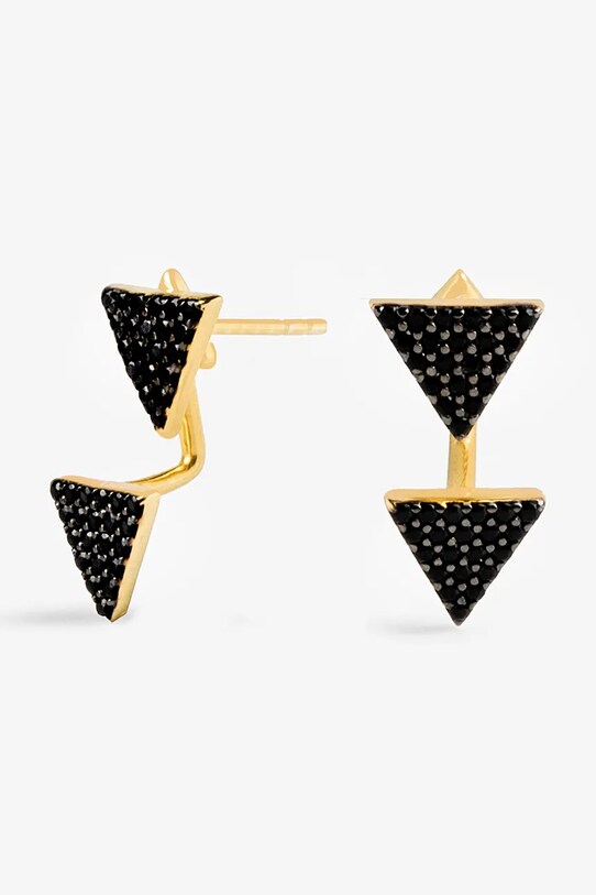 ANIA KRUK kolczyki ze srebra pokrytego złotem SYZKC1481Z złoty ZS25