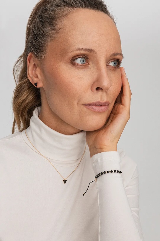 Accesorii ANIA KRUK cercei din argint placat cu aur SYZKC1491Z aur