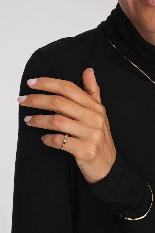 Аксесуари Срібний перстень з позолотою ANIA KRUK SYZPC1449Z золотий