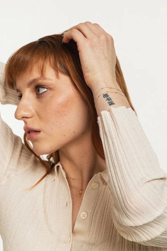 Золотий браслет ANIA KRUK золотий ZEMAZ2440