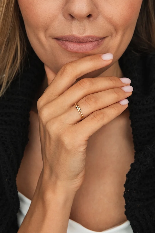 Zlatý prsten ANIA KRUK zlatá ZEMPZ2630