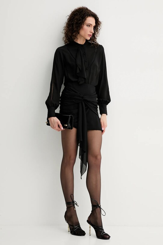 Silvian Heach cămașă CORGET GPP25354BL negru ZS25