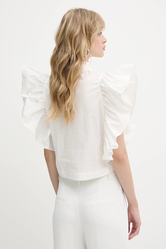 Îmbrăcăminte Silvian Heach bluză din bumbac SUHAT CVP25028CA alb