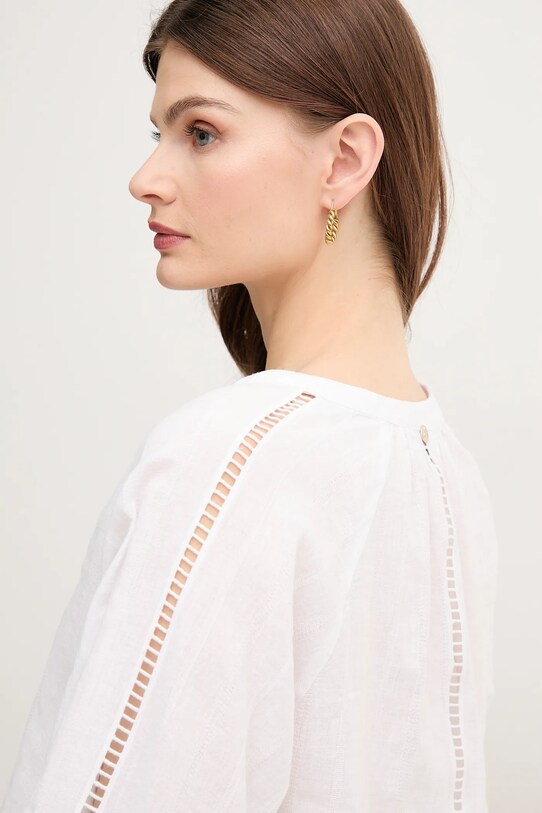 Mos Mosh bluza din in alb 168250