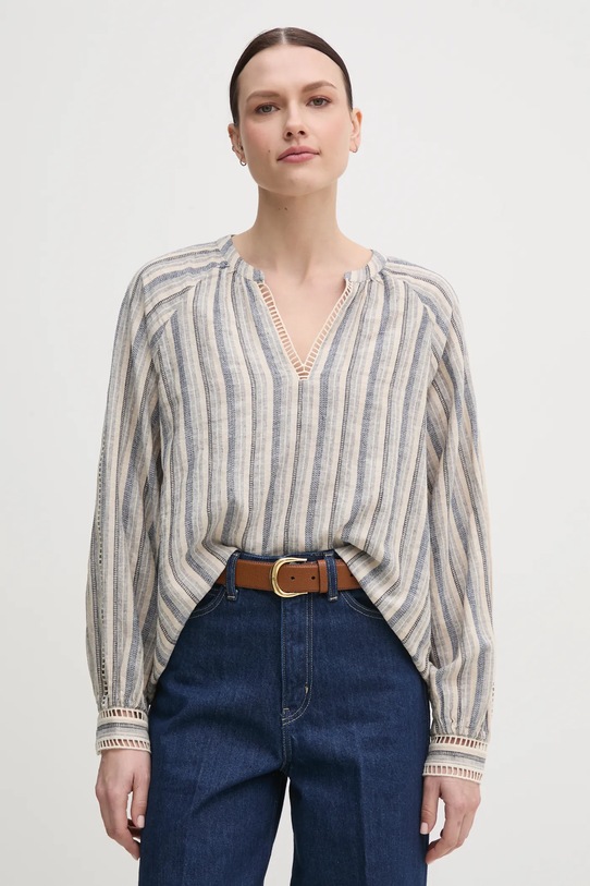 Mos Mosh bluza din in bej 168250