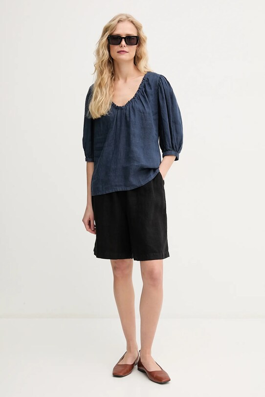 Mos Mosh bluza din in 160160 bleumarin ZS25