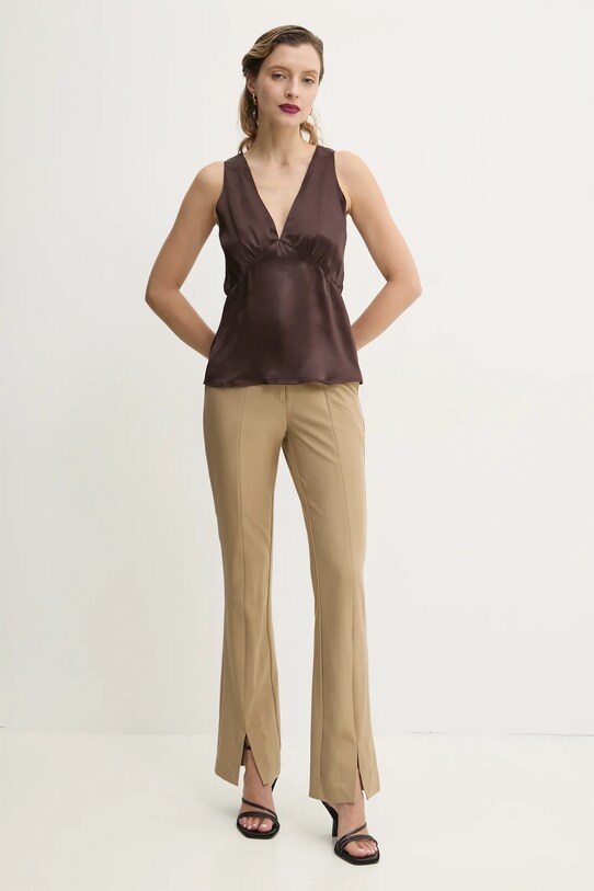 Блузка 2NDDAY Valenci 2252137287 коричневий ZS25