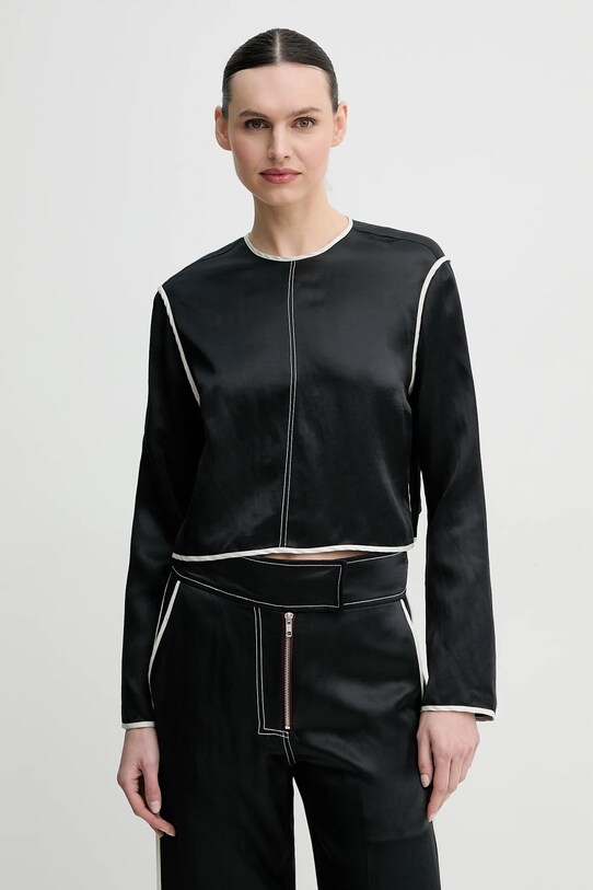 Day Birger et Mikkelsen bluza din amestec de in Baryl uni negru DAY65243652