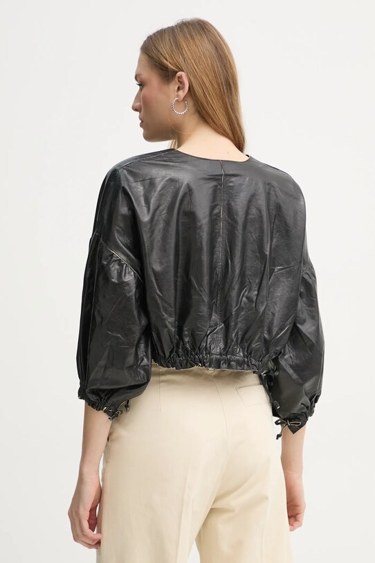 Îmbrăcăminte Day Birger et Mikkelsen bluză din piele Dorothy DAY65243672 negru