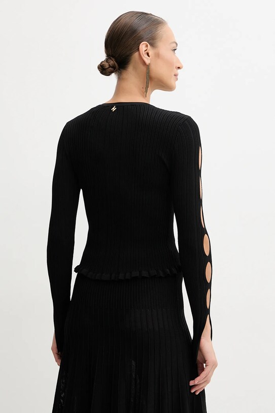 Îmbrăcăminte Silvian Heach pulover FINDAL GPP25038MA negru