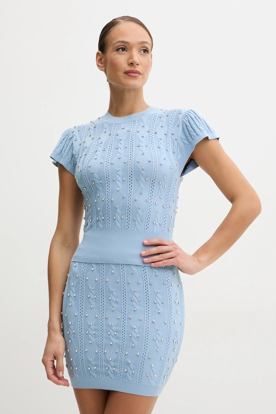 Silvian Heach bluzka ALESTI pozostałe niebieski GPP25167MA