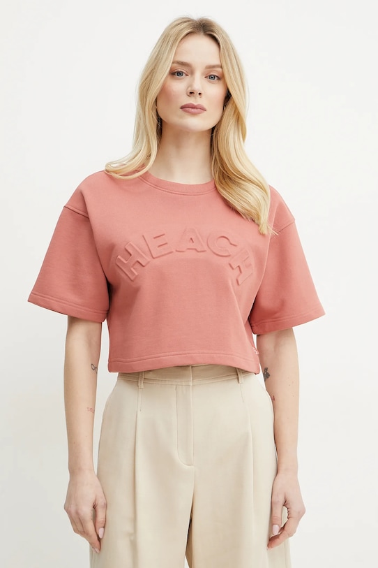 Silvian Heach tricou BRINGAM imprimeu portocaliu GPP25118FE