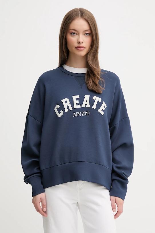 Mos Mosh bluza aplikacja niebieski 168550