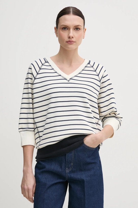 Mos Mosh bluză cu modele bej 168580