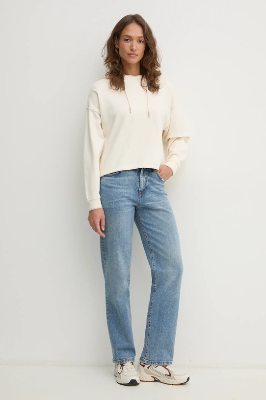 Mos Mosh bluza bawełniana 168570 beżowy ZS25