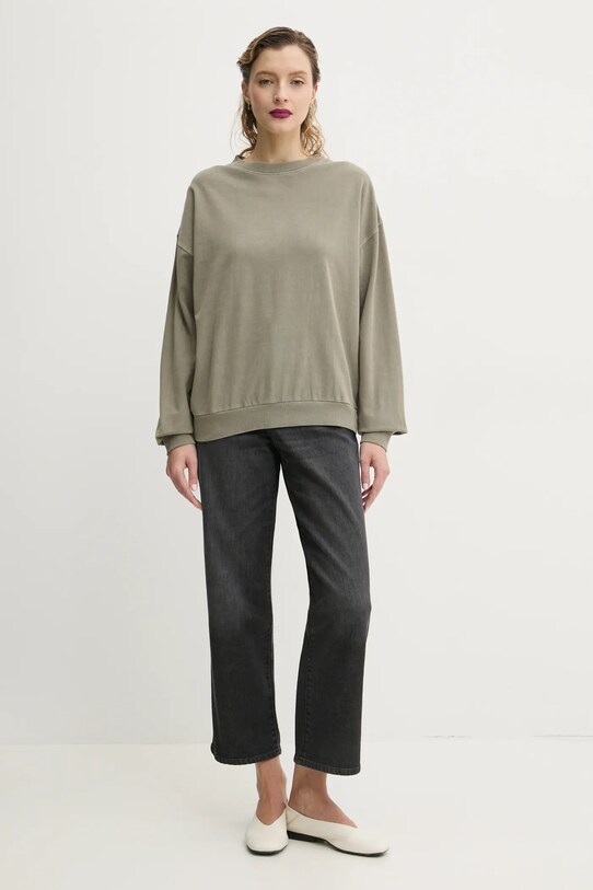 2NDDAY felpa in cotone Stewart 2252245330 verde ZS25