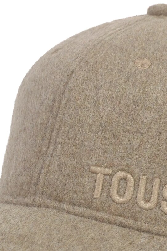 Вълнена шапка с козирка Tous TEXTIL 2002138543 бежов ZS25